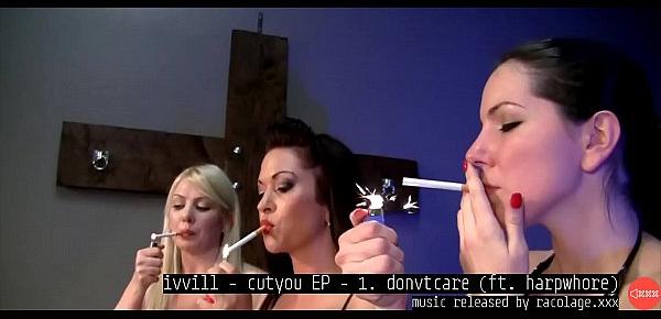  Smoking Dominatrixes Using Man Human Ashtray Music By ivvill